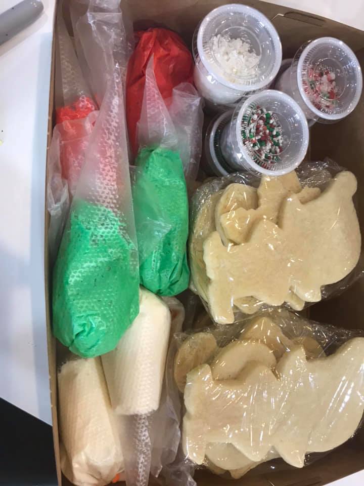 christmas sugar cookie decorating kit homemade
