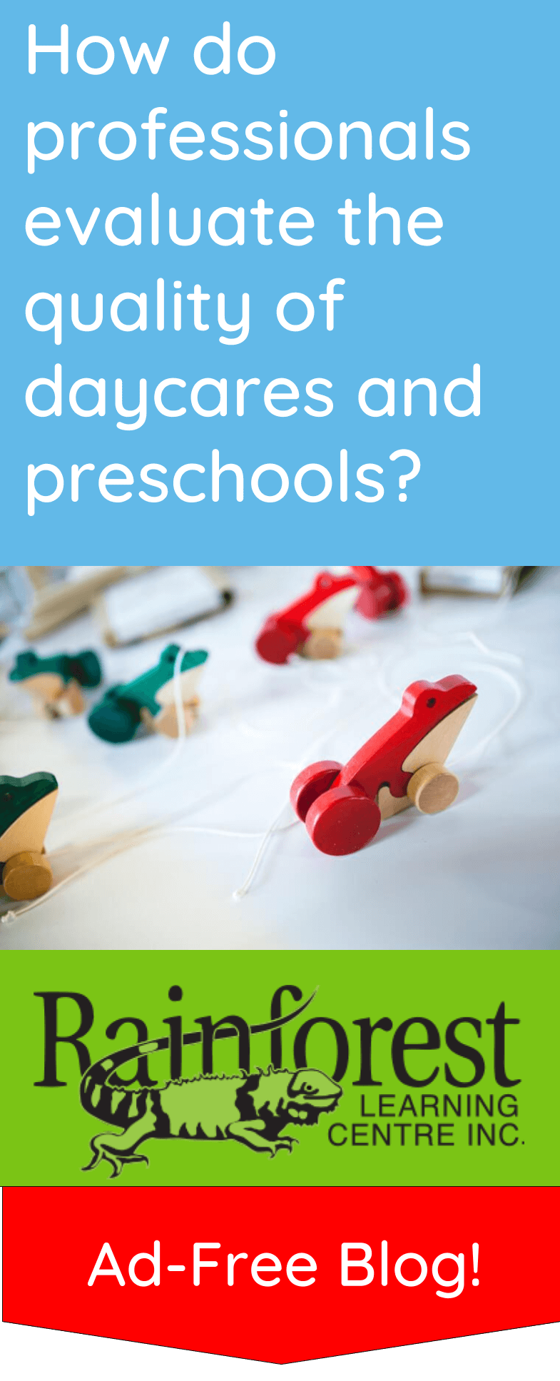 How do professionals evaluate the quality of daycares and preschools? - pinterest image