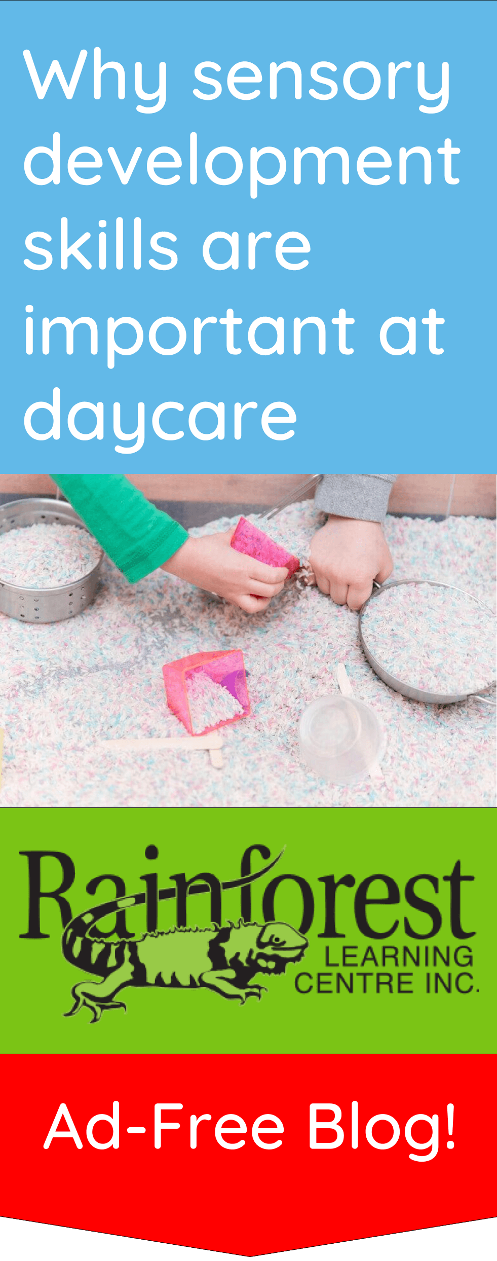 why sensory development skills important at daycare article pinterest image